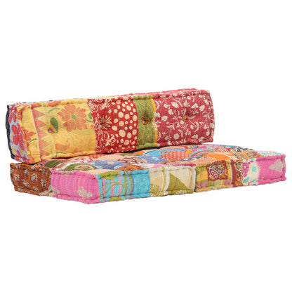 Vidaxl Puf Patchwork De Tela_0