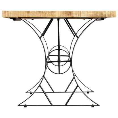 Mesa De Comedor De Madera Maciza De Mango 180x90x76 Cm_1