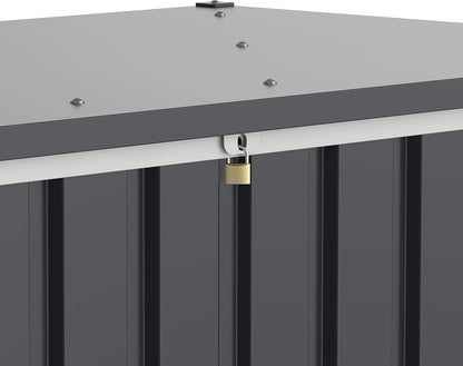 Duramax - Arcón Baúl - Apolo 585 L - Metal - Color Gris Antracita -  -_5