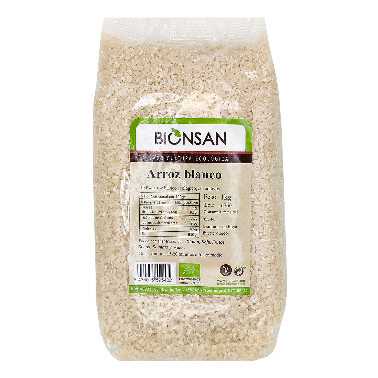 Arroz Blanco Redondo Eco Bionsan 1kg_0