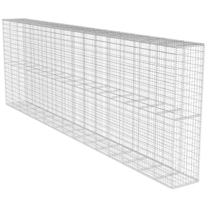 Muro De Gaviones Con Cubierta Acero Galvanizado 600x50x200 Cm / Vetonek_2