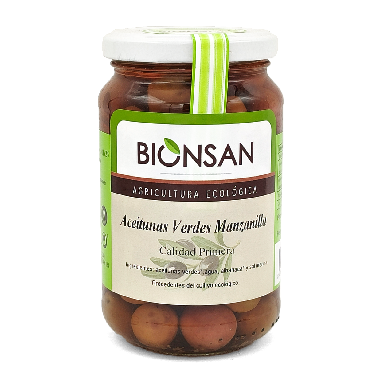 Aceitunas Verdes Manzanilla Eco Bionsan 200gr_0