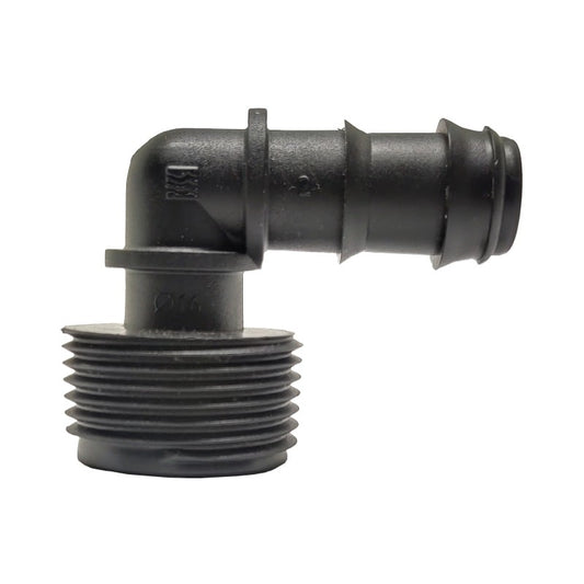 Codo De Goteo 16mm Rosca Macho. Bolsa De 10 Unidades - 16mm X 3/4_0