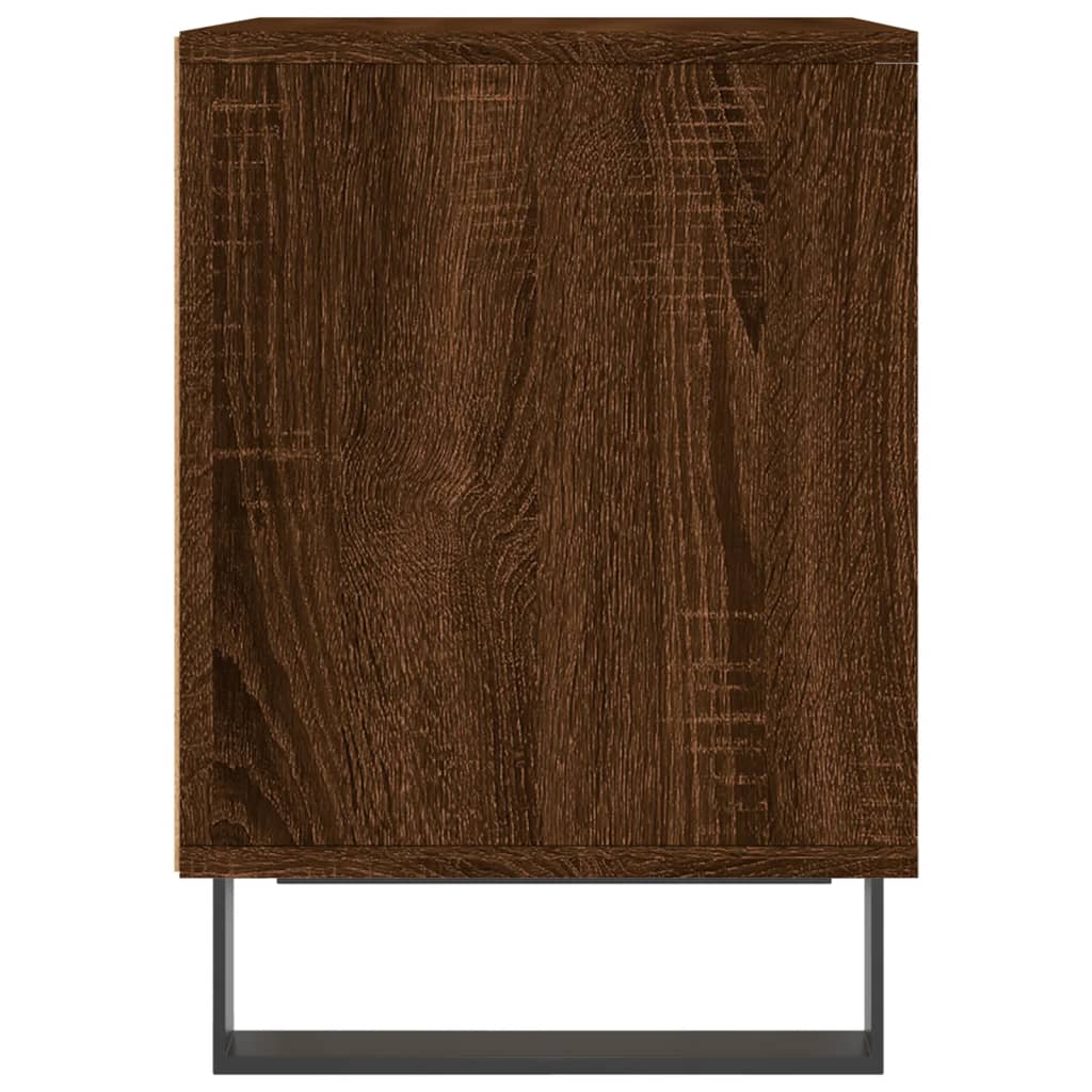 Mesitas Noche 2 Uds Madera Ingeniería Marrón Roble 40x35x50 Cm_4