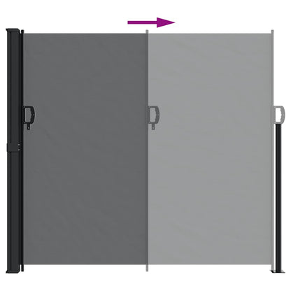 Vidaxl Toldo Lateral Retráctil Negro 180x600 Cm_4