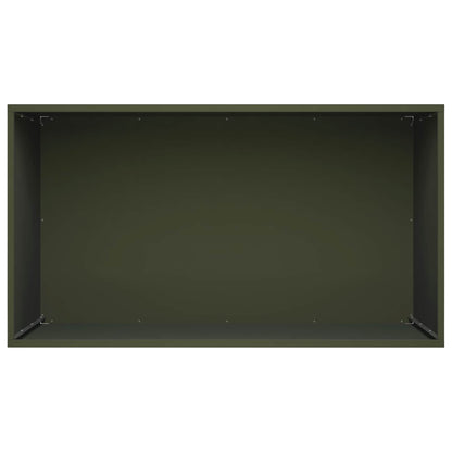 Macetero De Jardín 2 Uds. Verde Oliva 80 X 50 X 50 Cm_4