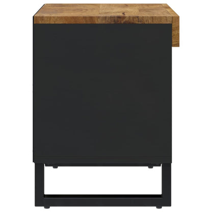 Mueble De Tv Madera Maciza De Mango 85x33x43,5 Cm_3