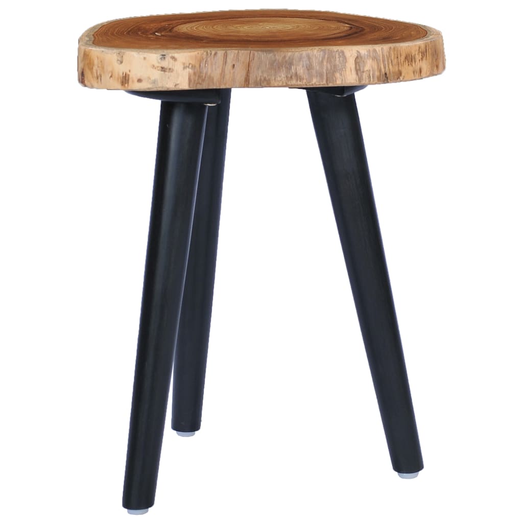 Mesa De Centro De Madera Maciza De Teca 40x45 Cm_0