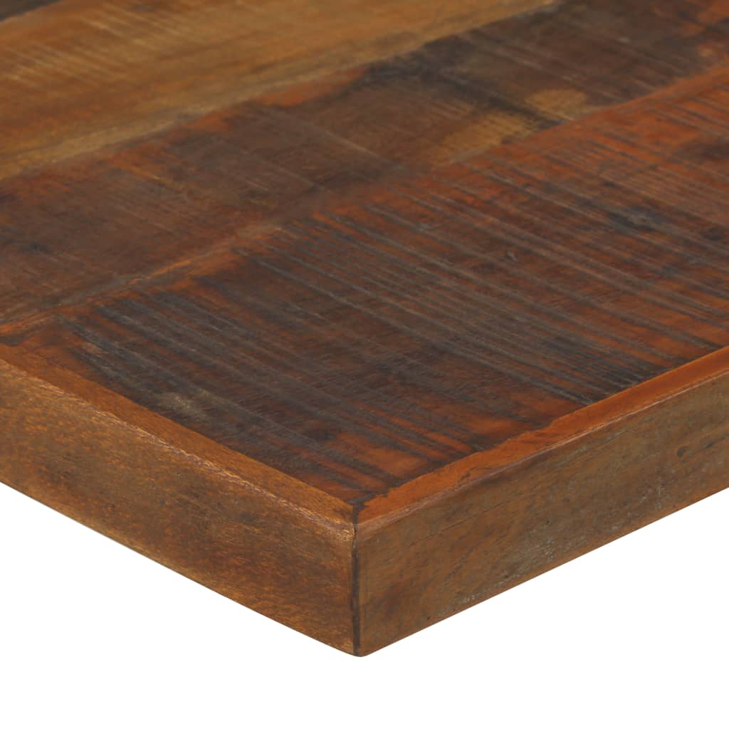 Mesa De Bar Madera Maciza Reciclada Marrón Oscuro 150x70x107 Cm_2