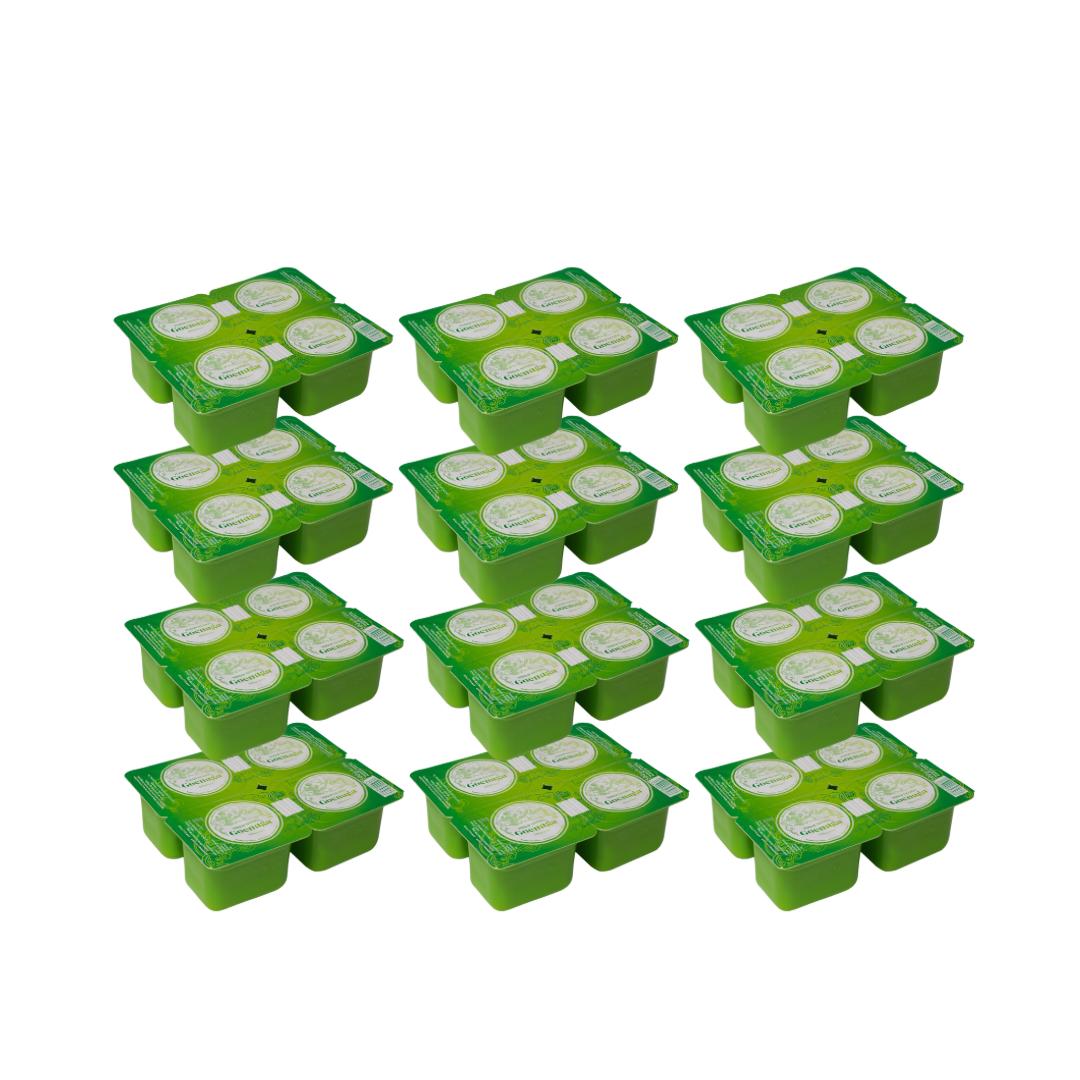 Pack 12x  Yogur Natural Desnatado goenaga Yogur 125g*4_0