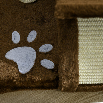 Pawhut Rascador Para Gatos Árbol Rascador Centro De Actividad 40x30x43cm Sisal_4