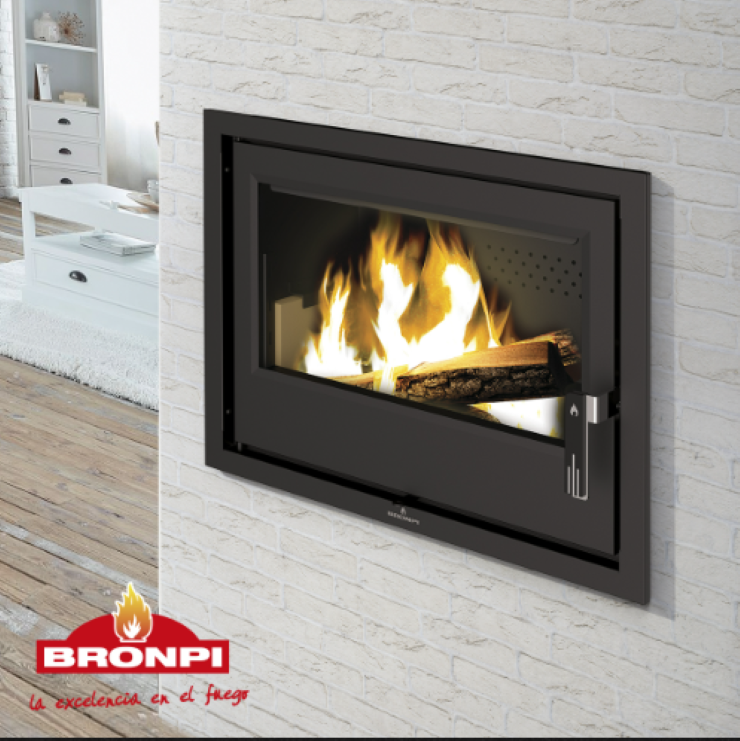 BRICOSOL HORNO DE LEÑA INSERTABLE FUNDICIÓN BRONPI MODELO TECNO-HYDROBRONPI_1