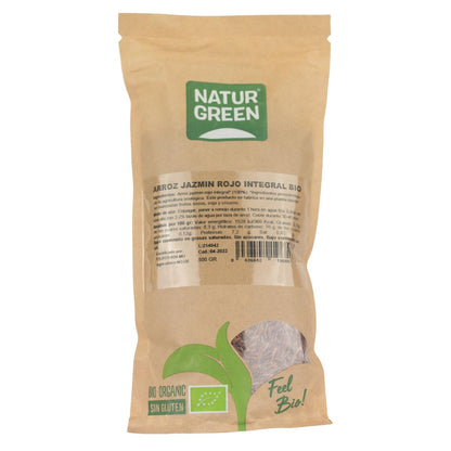 Arroz Jazmín Rojo Integral Bio NaturGreen 500 g