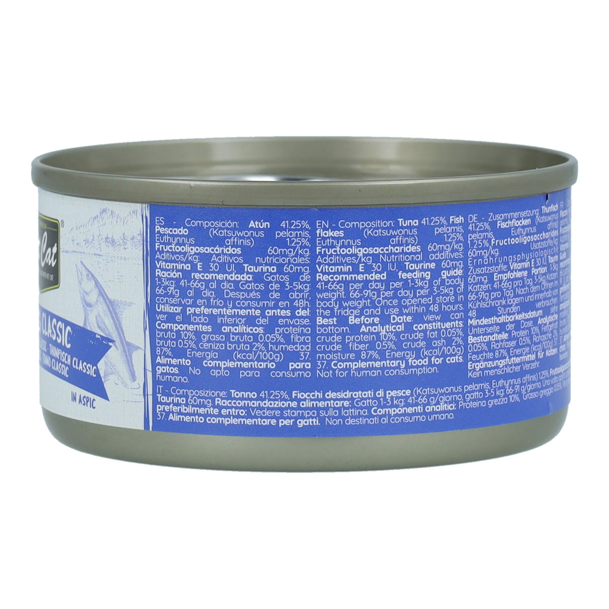 Kit Cat Lata Toppers - Atún & Katsobushi 80 g Comida húmeda para gatos en gelatina