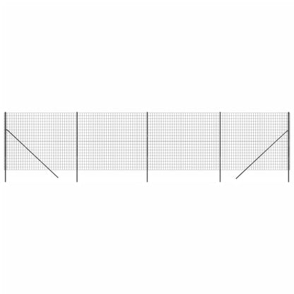 Cerca De Alambre De Acero Galvanizado Gris Antracita 2x10 M / Vetonek_2