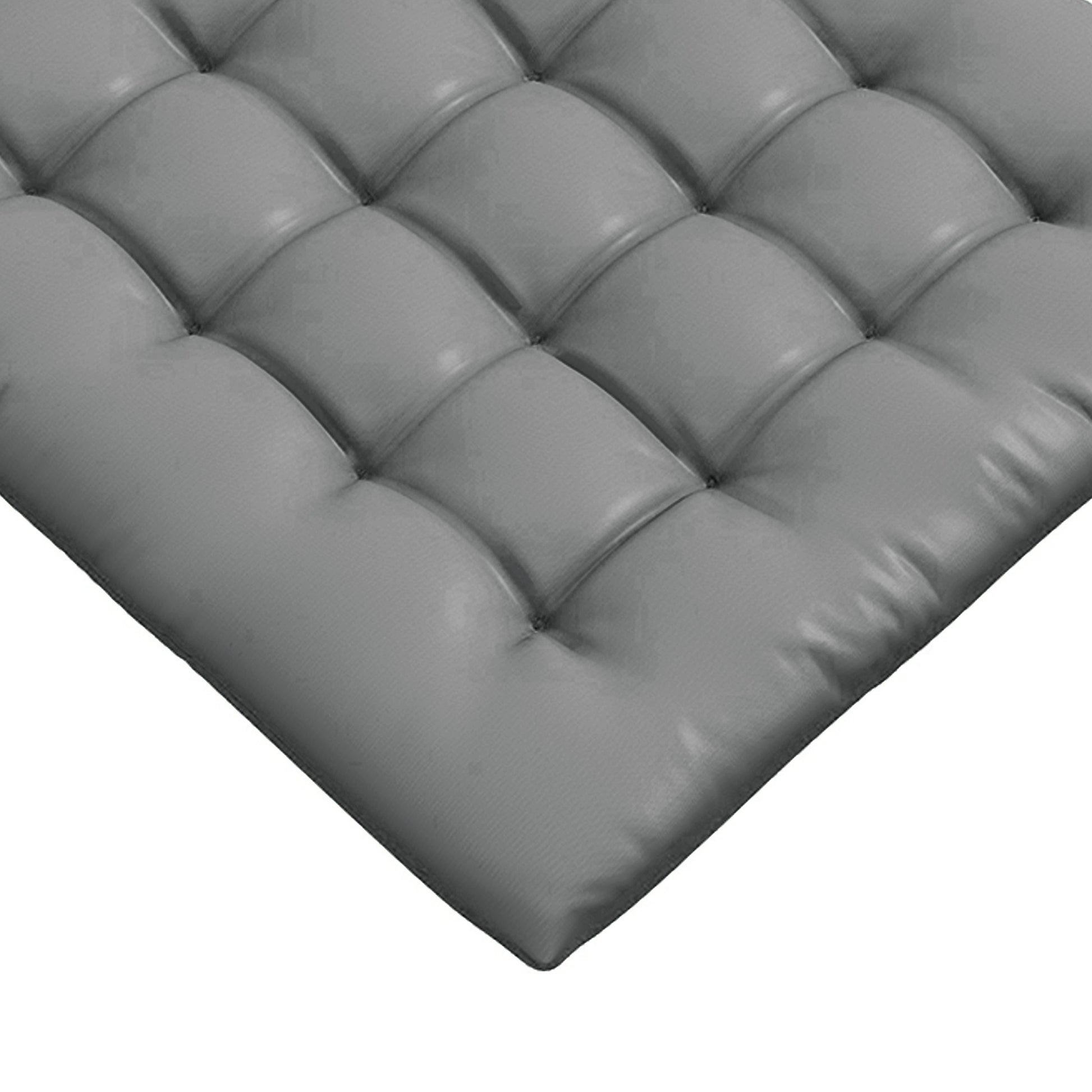 Outsunny Juego De 6 Cojines Para Sillas De Comedor 40x40 Cm Gris Oscuro_3
