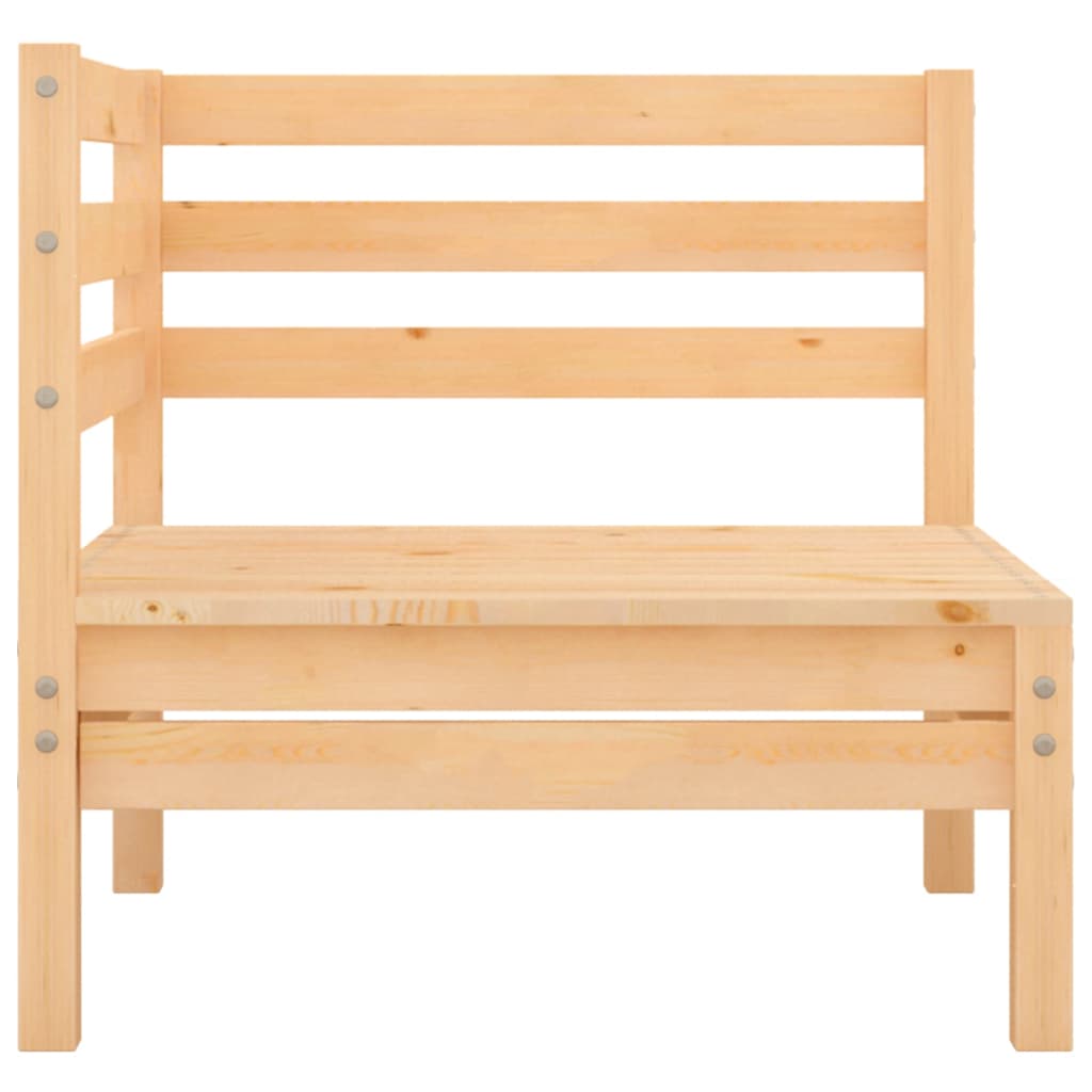 Juego De Muebles De Jardín 5 Piezas Madera Maciza De Pino / Vetonek_4