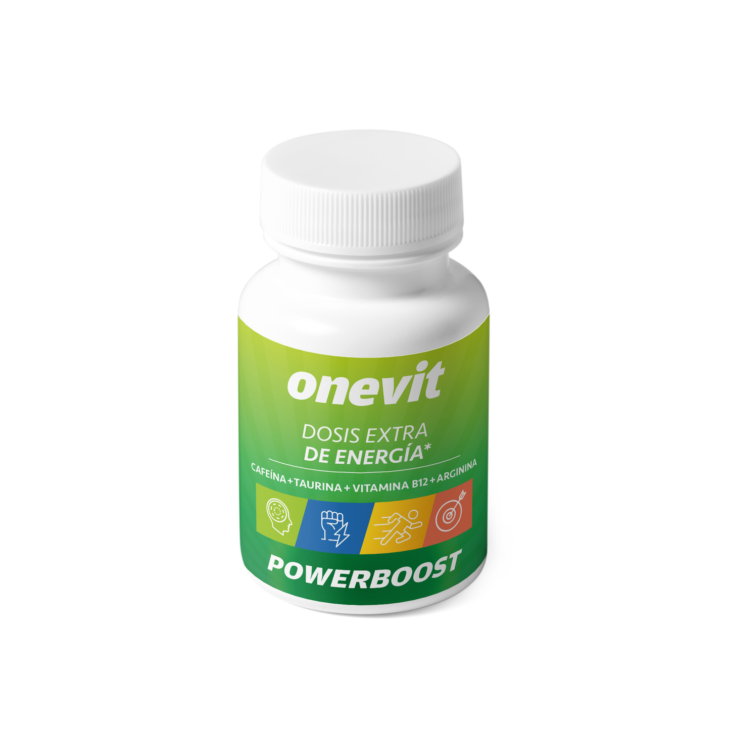 Onevit Energía Powerboost Cafeína, Taurina y Vitamina B12 45caps.