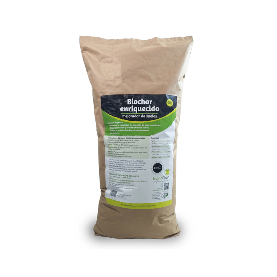 Biochar Enriquecido Livingchar 40l