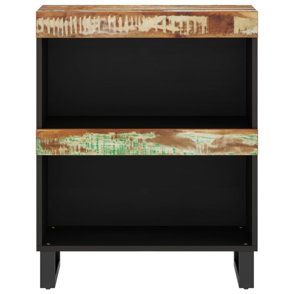 Armario Auxiliar Madera Maciza Reciclada 60x33x75 Cm_1
