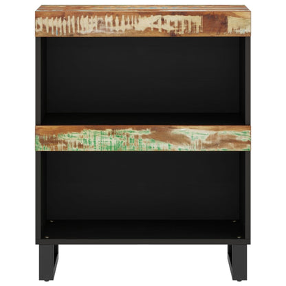 Armario Auxiliar Madera Maciza Reciclada 60x33x75 Cm_1