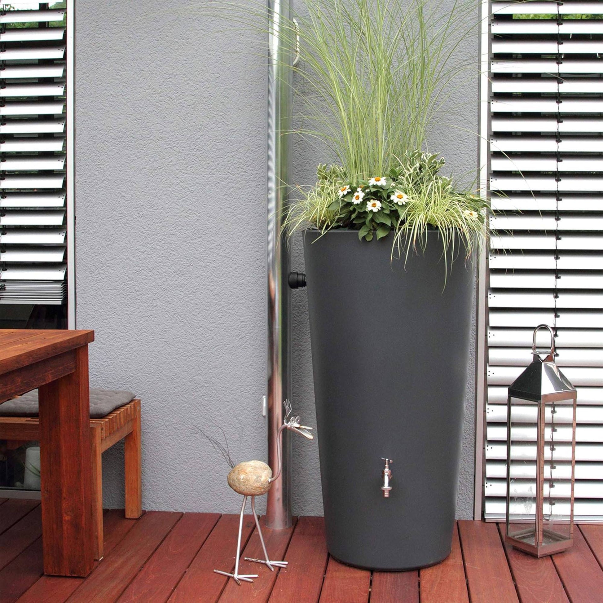 Bidón De Agua De Lluvia Rainbowl 210l Color Antracita