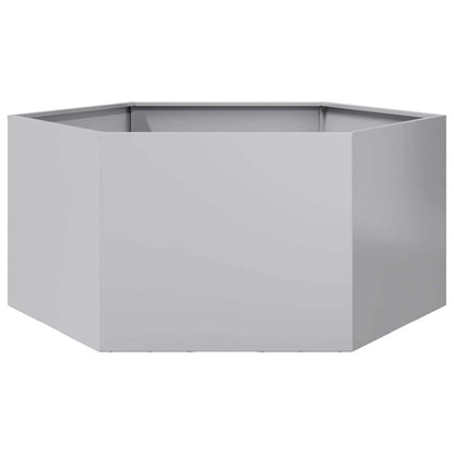 Jardinera Hexagonal Acero Galvanizado 104x90x45 Cm_1
