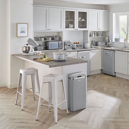 Olla Cocción Lenta Retro, 3,5l, Recipiente Extraíble Antiadherente Cerámica Libre Pfoa, Vintage Swan Sf17021grneu Gris_5