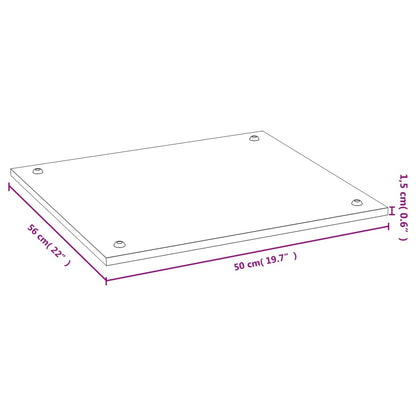 Vidaxl Cubierta De Cocina Bambú 50x56x1,5 Cm_3