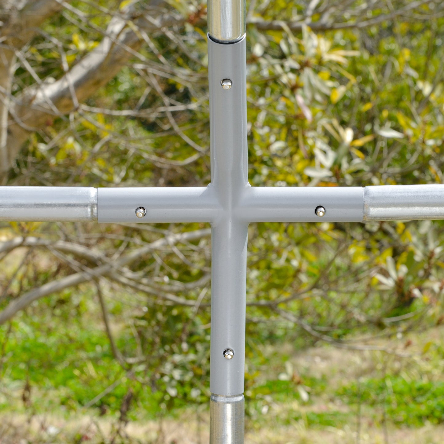 Pawhut Gallinero Exterior 2,8x3,8x1,97 M Para 6-12 Gallinas De Acero Galvanizado_4
