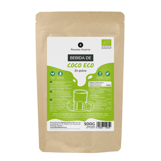 Bebida coco en polvo ECO Planeta Huerto 200 g