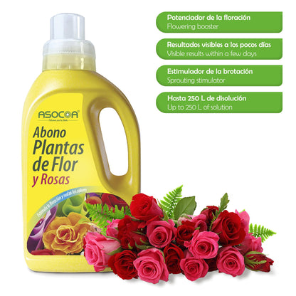Abono Liquido Para Rosas Y Plantas Con Flor 1 Litro_1