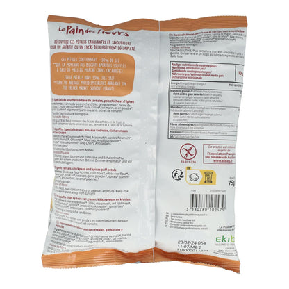 Chips Petálos estilo Hummus Sin gluten Bio Le Pain des Fleurs 75 g