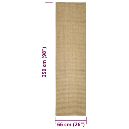 Vidaxl Alfombra De Sisal Para Rascador 66x250 Cm_2