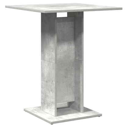 Mesa De Bistró De Madera Contrachapada Gris 60x60x75 Cm_4