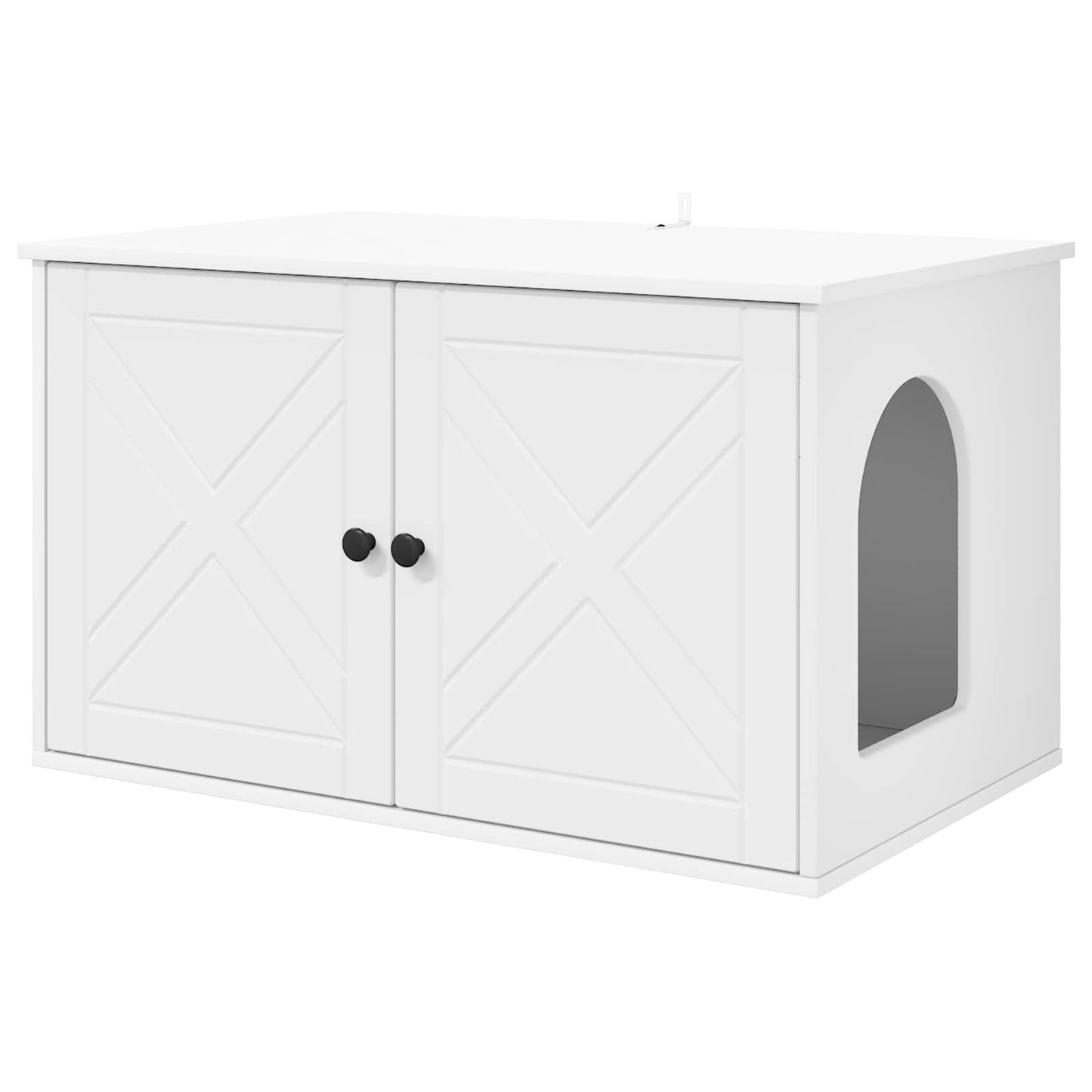 Casa Para Gatos 85 X 55 X 50,5 Cm Madera De Ingeniería_0