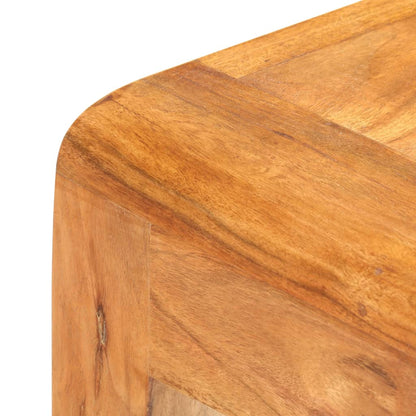 Mesa Consola Madera Maciza De Acacia Acabado Miel 110x40x76 Cm_4