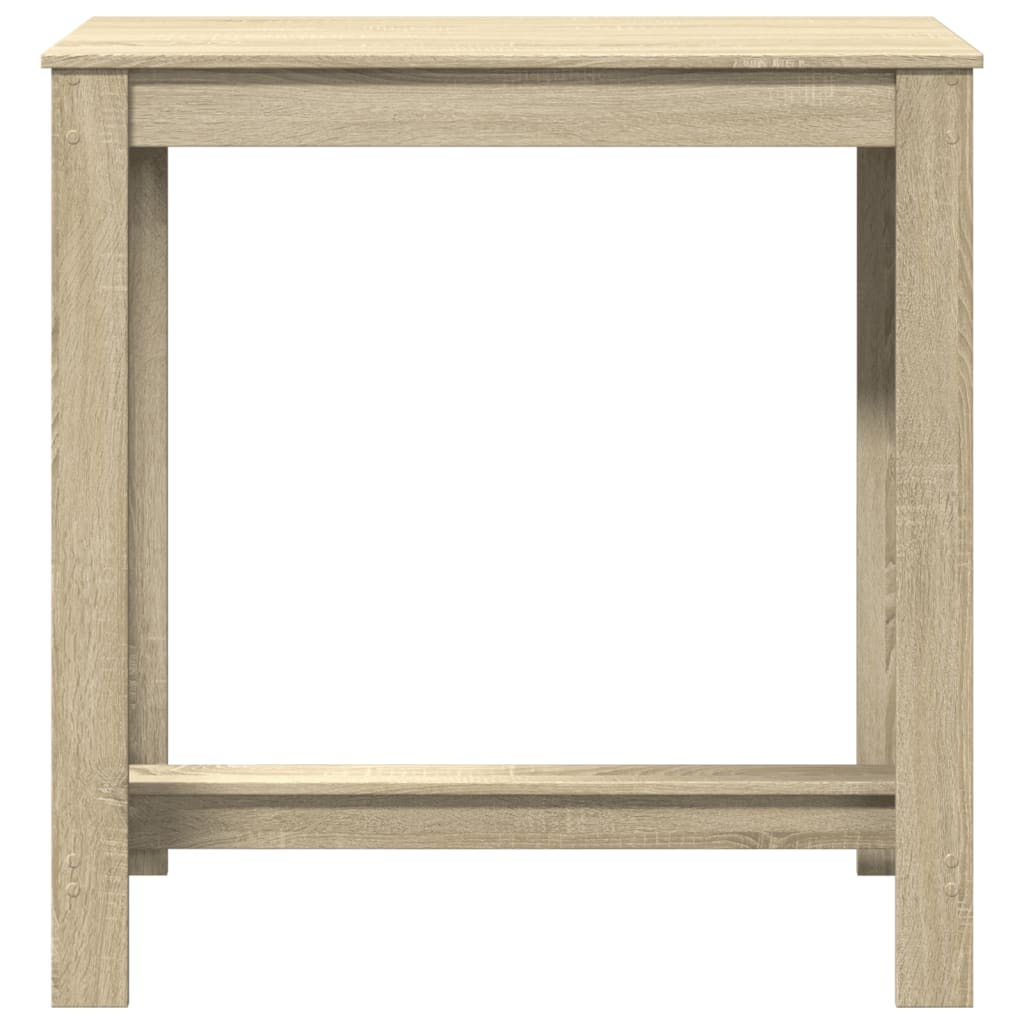 Mesa Alta De Bar Madera Ingeniería Roble Sonoma 102x50x103,5 Cm_2