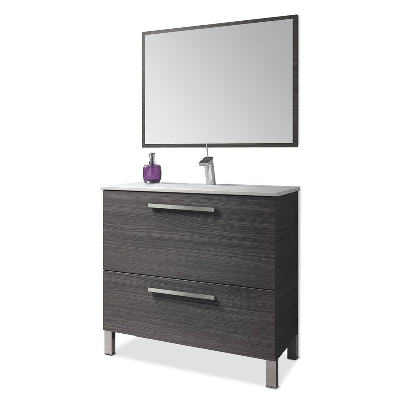 Mueble De Baño Urban Melamina, Blanco, 80 X 80 X 46cm_4