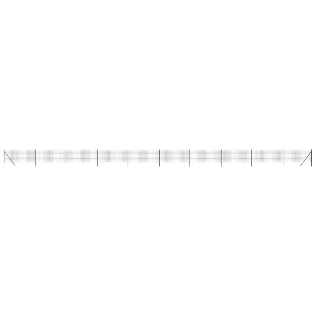 Cerca De Alambre De Acero Galvanizado Gris Antracita 1,1x25 M / Vetonek_1