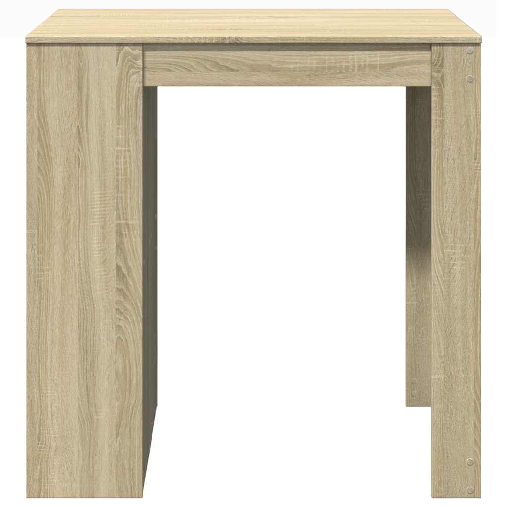 Mesa Alta De Bar Madera Ingeniería Roble Sonoma 102x70x103,5 Cm_3