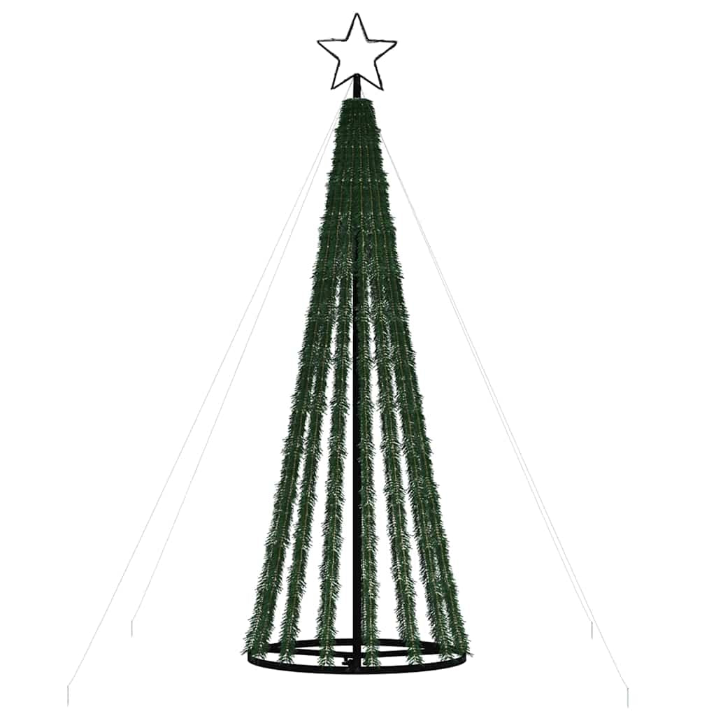 Vidaxl Árbol De Navidad Led 275 Leds De Colores 180 Cm_4