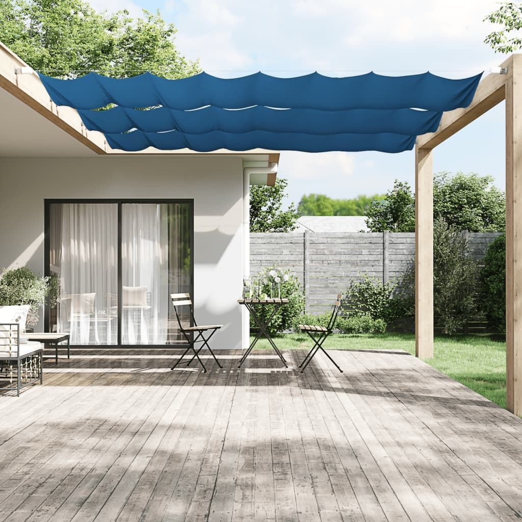 Vidaxl Toldo Vertical Tela Oxford Azul 60x360 Cm_1