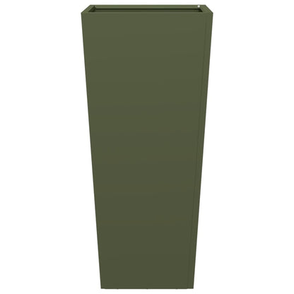 Jardinera Hexagonal Acero Verde Oliva 35x35x75 Cm_4