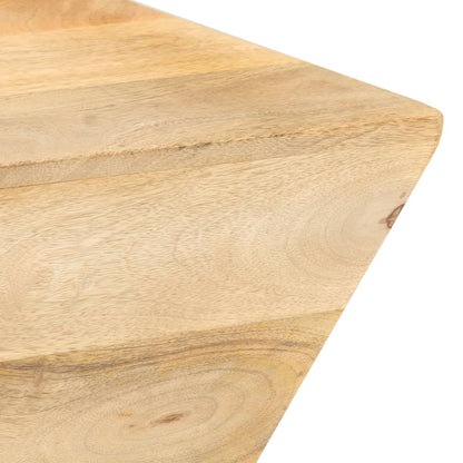 Mesa De Centro Forma De V Madera Maciza De Mango 66x66x30 Cm_1