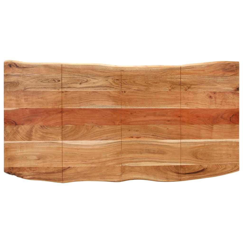 Mesa De Comedor De Madera Maciza De Acacia 180x90x76 Cm_4