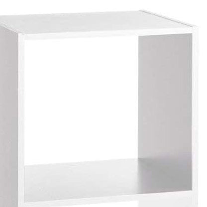 Wellhome Estantería Madera 3 Estantes Mezcla Natural Blanca_4