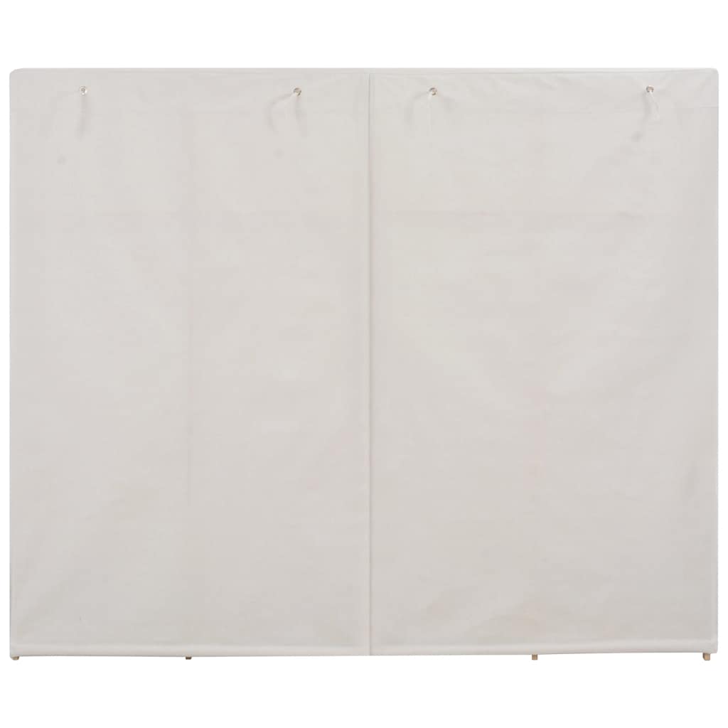 Armario De Tela Blanco 200x40x170 Cm_2