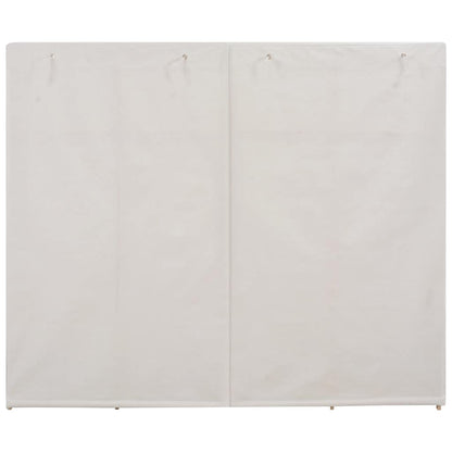 Armario De Tela Blanco 200x40x170 Cm_2