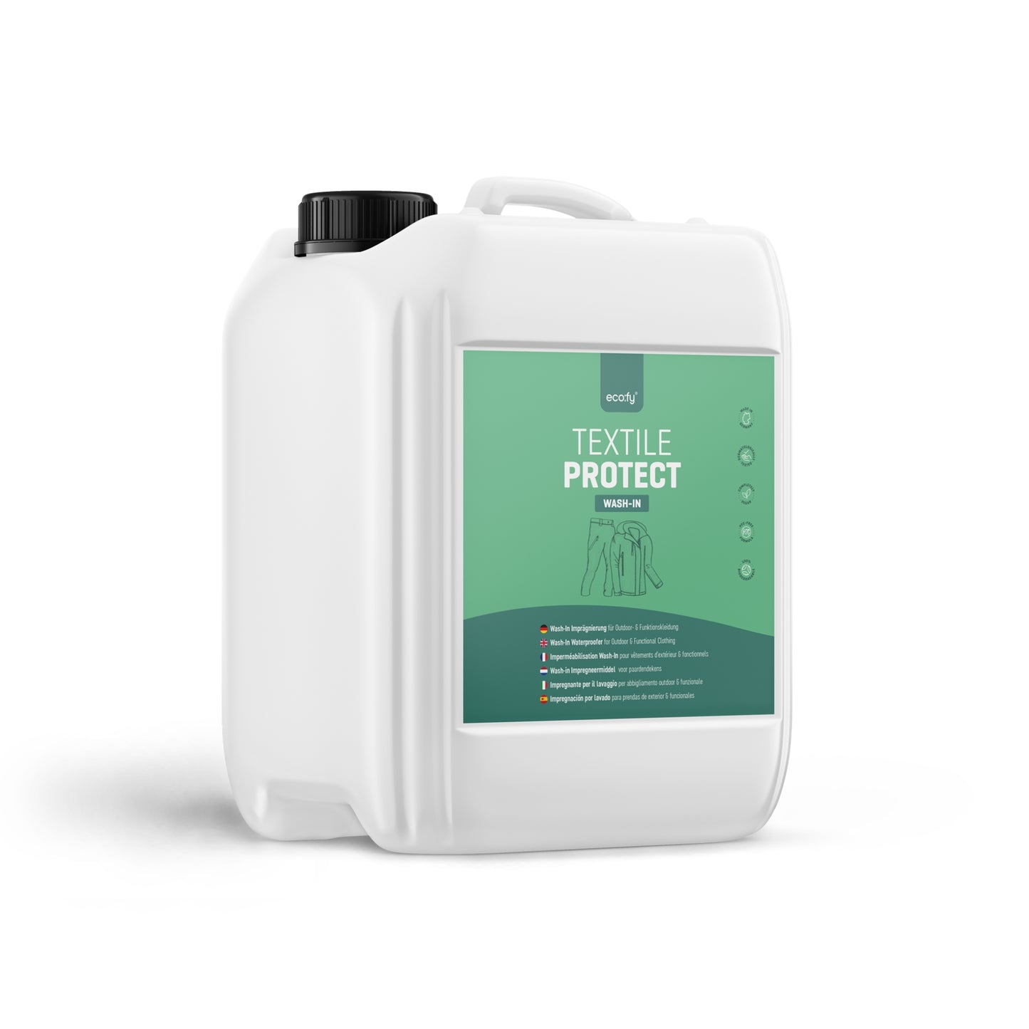 Impregnación Por Lavado Para Prendas De Exterior & Funcionales - Eco:fy - 5 L_0
